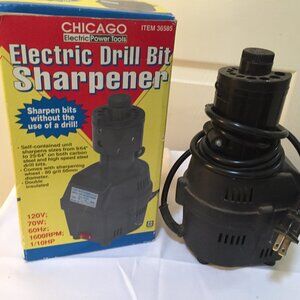 Electric Drill Bit Sharpener #36585 by Chicago Electric Power Tools Tested Works